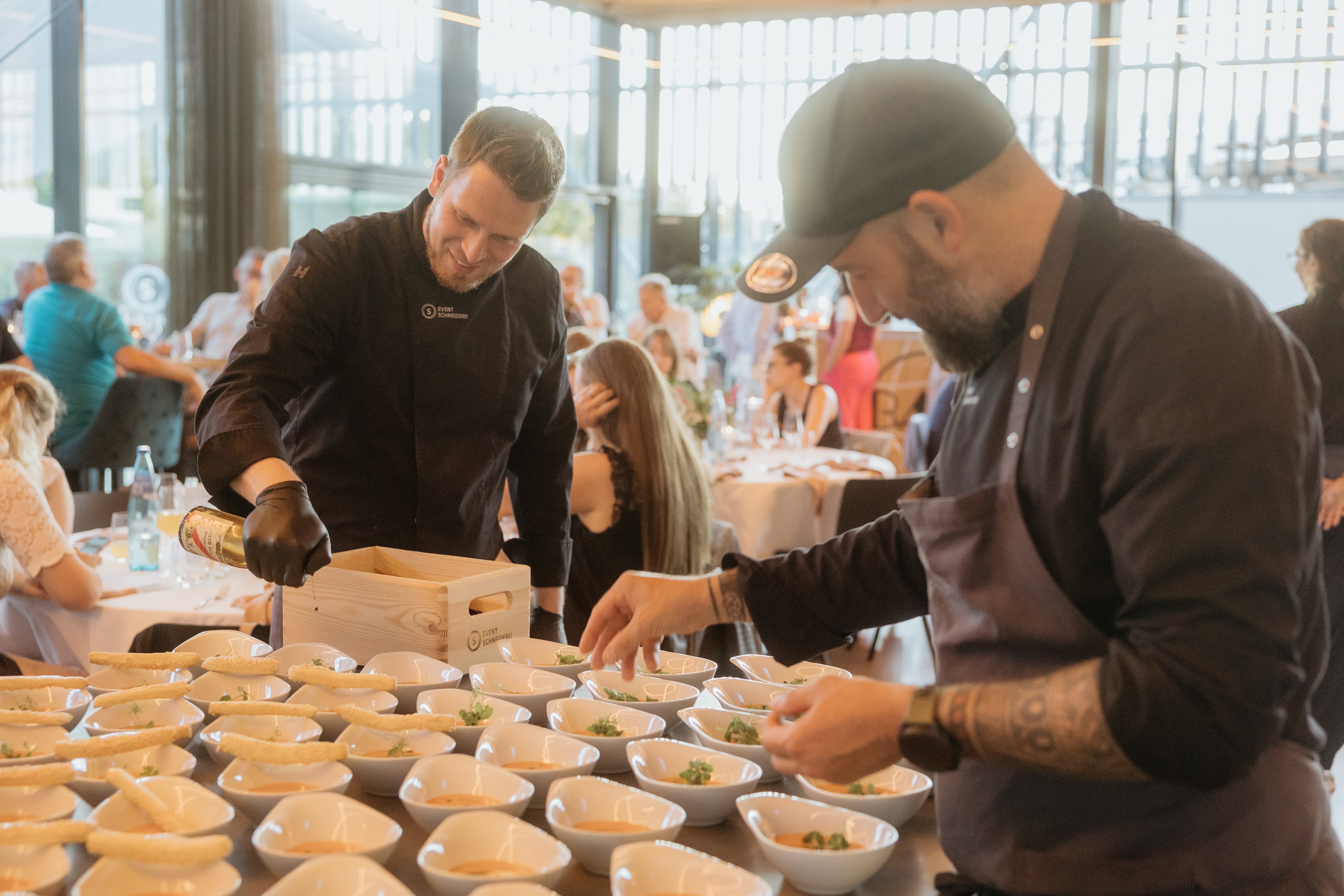 Exklusive Küchenparty